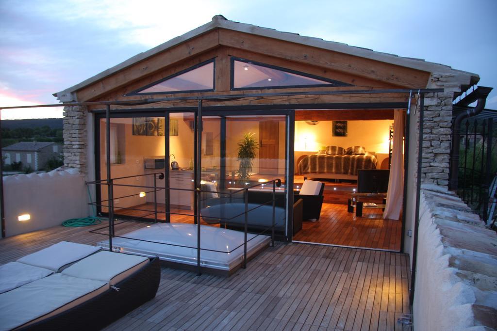 Les Pres De Gordes Villa Ruang foto